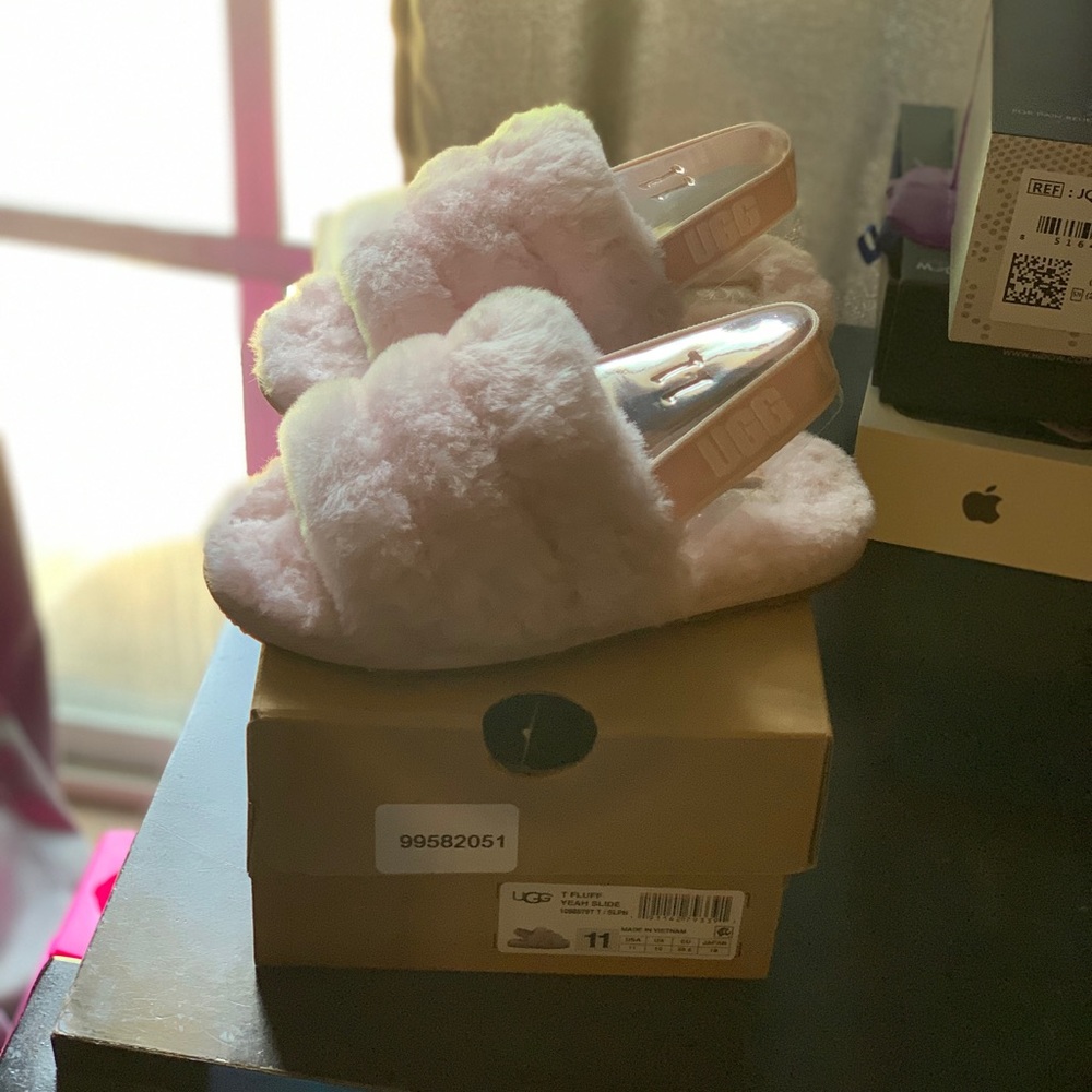 Toddlers UGG T Fluff Yeah Slide